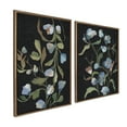 thumbnail image 4 of Kate and Laurel Sylvie Foliage I and Foliage III Framed Canvas Wall Art Set by Nikita Jariwala, 2 Piece 28x38 Gold, Soft Colorful Flower Bouquet Art for Wall, 4 of 7