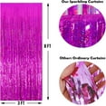 thumbnail image 7 of PMU Metallic Fringe Curtains (Hot Pink) 3ft x 8ft Pkg/1, 7 of 7