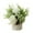 White, variant on Orangide Fake Flowers with Vase, Silk Roses Artificial Flowers in Vase, Faux Flower Plant Arrangement Suitable for Home Office Decoration, Dining Table Centerpiece(White)