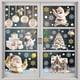 thumbnail image 2 of Ganfancp Decoración de Navidad Santa Claus Muñeco de Nieve Decoración de Fiesta Nieve Pegatinas de Vidrio 110Pcs Ofertas Del Día Liquidación Set de Pegatinas Navideñas X 1, 2 of 6