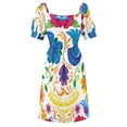 thumbnail image 6 of Dia de los Muertos Sleeveless Dress Evening dresses dresses for woman, 6 of 7