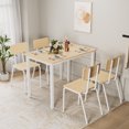 thumbnail image 2 of ENYOPRO 5 Piece Dining Table Set, Dining Table Set for 4, Modern Kitchen Table Set with 4 Chairs, Multipurpose Table and Chairs Set for Home Pub Bistro, 2 of 8