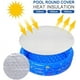 thumbnail image 3 of Película aislante para cubierta de piscina, cubierta protectora redonda de burbujas para piscina, cubierta térmica redonda para piscina, accesorios de jardín para spas al aire libre (122 cm), 3 of 5
