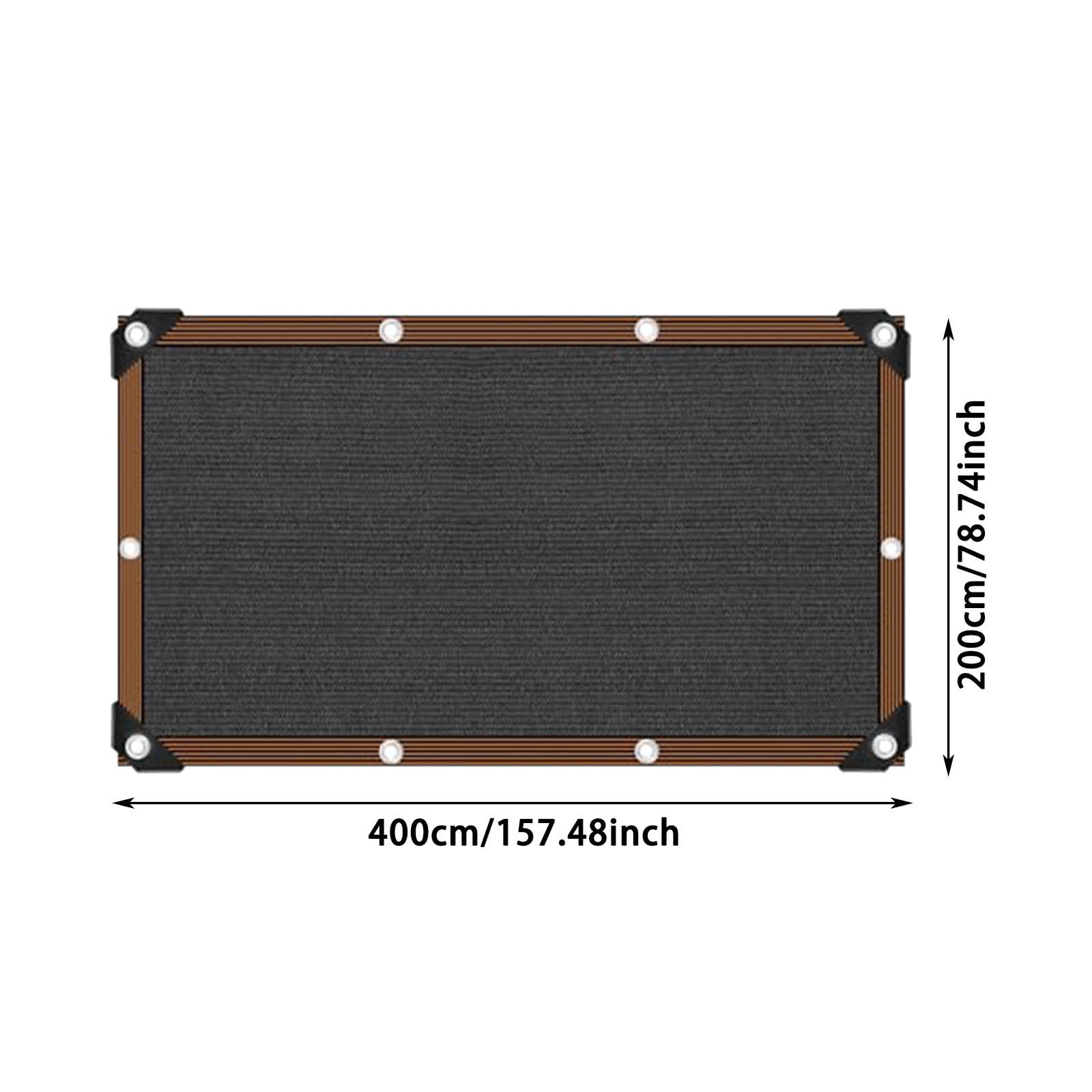 Black Mesh Sunshade Cloth 90% Shade Rate With Metal Eyelets, Durable Outdoor Shade Fabric For Garden Greenhouse, Pergola Barn Terrace And Courtyard Sun Protection Covering C - One Size