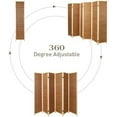 SQFHV Room Divider 6 Panel 5.6ft Tall Wood Partition Room Dividers and