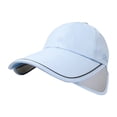 thumbnail image 2 of Women's Wide Brim Sun Hat with Adjustable Visor and Ponytail Hole, UV Protection Running Hat for Outdoor Activities, Summer Hiking, and Camping-Sky Blue, 2 of 9