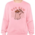 thumbnail image 2 of Cowboy Ghost Boo Haw Sweatshirt Unisex Large Pink, 2 of 5