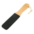 thumbnail image 7 of Unique Bargains Dual Sided Foot File Removes Dead Skin Beige Black Wooden Silicon Carbide, 7 of 7