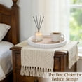 thumbnail image 4 of FZBCTLDZ 12” Round Farmhouse Decorative Tray for Coffee Table, White Distressed Wood Tray with Textured Edge, Rustic Centerpiece Tray for Living Room, Kitchen, Entryway & Vanity, 4 of 9