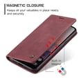 thumbnail image 5 of CaseMe Leather for Google Pixel 10/10 Pro Case, Flip Wallet Leather Case with Card Holder Magnetic Closure Shockproof Kickstand Protective Phone Cases Cover for Google Pixel 10/10 Pro,Wine Red, 5 of 12