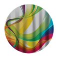 thumbnail image 4 of Orinice Vibrant Swirls Round Table Cover Stain Resistant Washable Indoor Outdoor Tablecloth Kitchen Dining Wedding Parties 100% Polyester Fiber 54-58, 4 of 8