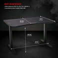 RESPAWN 48" Gaming Table with Gaming Mouse Pad, Gaming Desk, Black