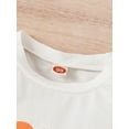 thumbnail image 6 of Aunavey Baby Girls Valentine's Day Outfits Heart Print Short Sleeve Tops Flare Pants Toddler Bell Bottoms Love Clothes, 6 of 8