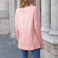 thumbnail image 4 of Vedolay Long Cardigans for Women Long Sleeve Button Down Knit Sweaters Coat Outwear Pink,XL, 4 of 5