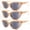 3 Pairs of Yellow Brown, variant on 3 Pairs of Red Classic Cat Eye Reading Glasses for Women Presbyopic Glasses Plastic Spring Hinge Readers Sunglasses +3.50