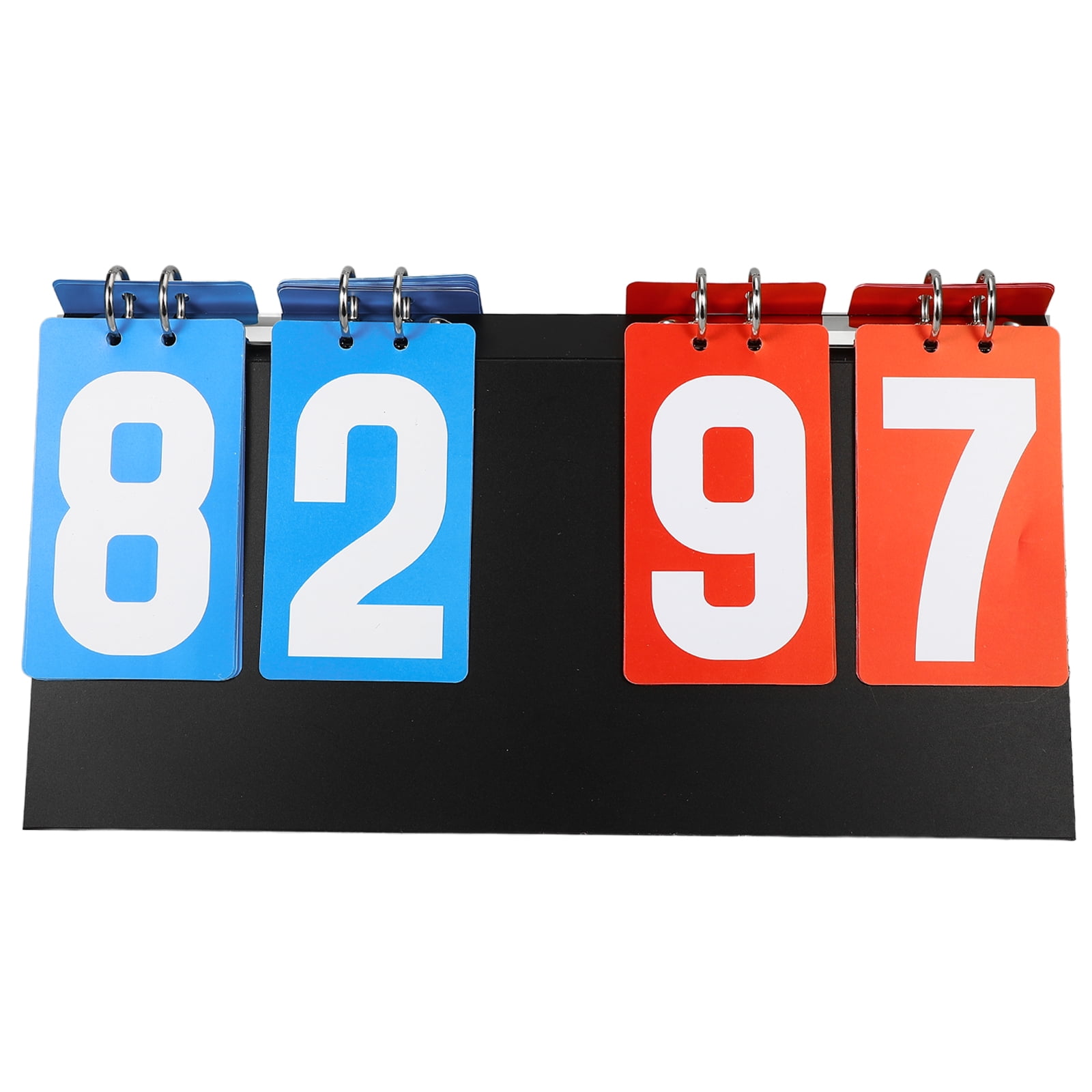 Tableau De Score Flip à Plaques Bleues Et Rouges - Pour Tennis De Table, Badminton, Basketball Et Autres Sports - 8