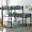 Black, variant on [US IN STOCK] L-shaped Metal Triple Twin Size Bunk Bed, Black