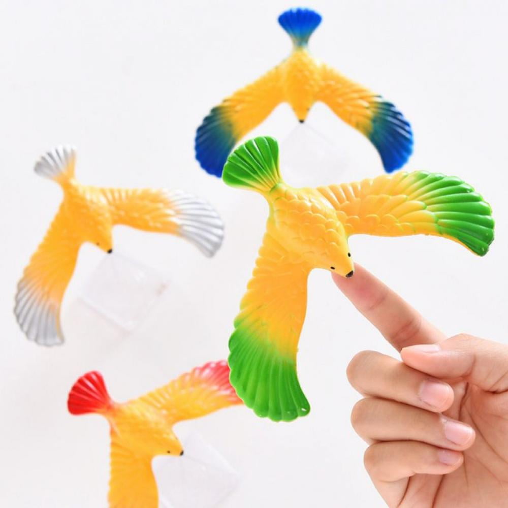2 Pack Magic Balancing Bird Toys With Pyramid Base,Physics and Science