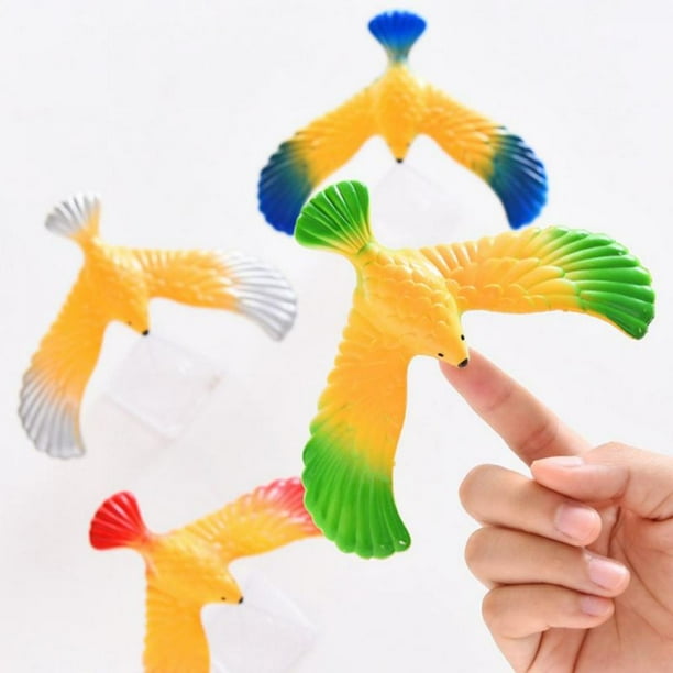 2 Pack Magic Balancing Bird Toys With Pyramid Base,Physics and Science Toy for Kids, Adult