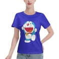 thumbnail image 1 of Women's Basic Short Sleeve T-Shirt Doraemon, 1 of 6