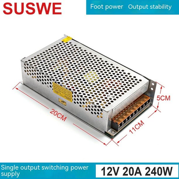 Fuente de alimentación del interruptor 12v10a presión constante 5v12v24v48v36v30v42 monitoreo de Seguridad de corriente continua Lámpara LED con fuente de alimentación DC fuente de alimentac