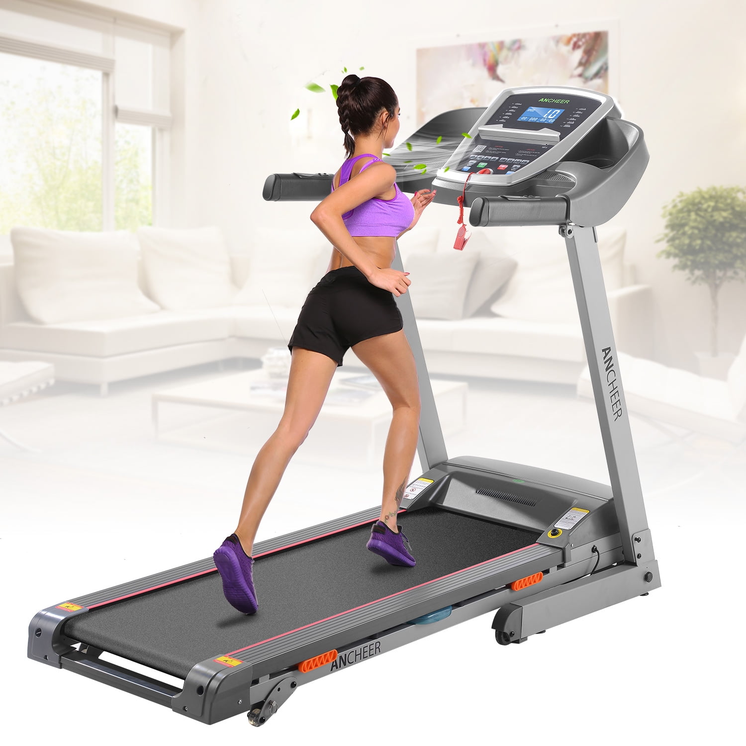 3.0HP Electric Treadmill Exercise Equipment Machine Running Training Fitness Gym Home SMT by