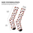 thumbnail image 2 of Lsque Cute Cat And Christmas Gift Pattern Sport Compression Socks for Men & Women 15-20 mmHg Knee High Nurse Pregnant Running Medical and Travel Athletic, 2 of 6