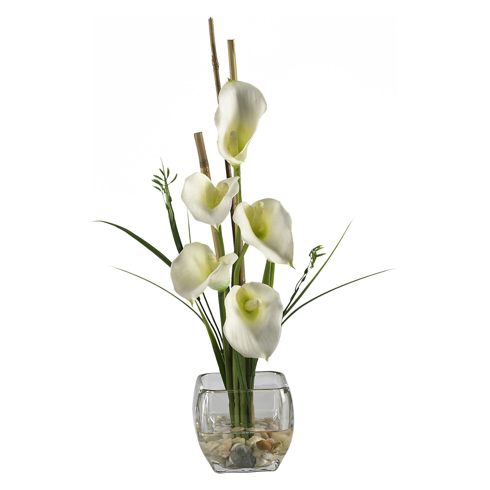 Nearly Natural Calla Lily Liquid Illusion Artificial Flowers, Yellow - image 2 of 2