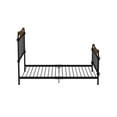 thumbnail image 4 of Transitional Queen Metal Bed, Black and Gold, 4 of 6