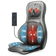 Comfier Neck Back Massager with Heat, Electric Kneading Massage Chair Pad, Air Compression Seat Cushion Massagers