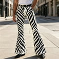 thumbnail image 2 of VeFlora Mens Bell Bottoms, Cheetah Print Bell Pants for men, 60s 70s Disco Outfits for Men Vintage Flared Jeans(White1/M), 2 of 5