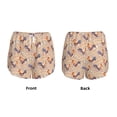 thumbnail image 3 of Daiia Roosters In Floral Pattern Women's 2 in 1 Running Shorts - Lightweight Athletic Workout Gym Yoga Shorts Liner with Phone Pockets-Small, 3 of 7