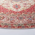 thumbnail image 4 of SAFAVIEH Tucson Herbert Traditional Machine Washable Area Rug, 6' x 6' Round, Red/Beige, 4 of 9
