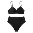 thumbnail image 6 of RXRXCOCO High Waist Bikini Set Sexy Push Up Two Pieces Women Swimsuit, 6 of 10