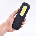 thumbnail image 1 of Rechargeable Work Light, Super Bright 5W COB LED Flood Light and 3W LED Torch with Adjustable Bracket, Hook and Magnetic Base Inspection Lamp for Work, 1 of 1
