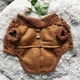 thumbnail image 4 of British Style Dog Jacket Lamb Fleece Winter Warm Dog Clothes for Small Dogs Puppy Costume Chihuahua Coat Pet Pug Yorkie Outfits ShopWise Round, 4 of 8