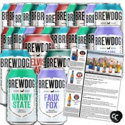 BrewDog 30 Ultimate Mixed Pack, Non-Alcoholic Pack | Includes Faux Fox, Nanny, Elvis, Hazy, & Punk | 12oz Cans