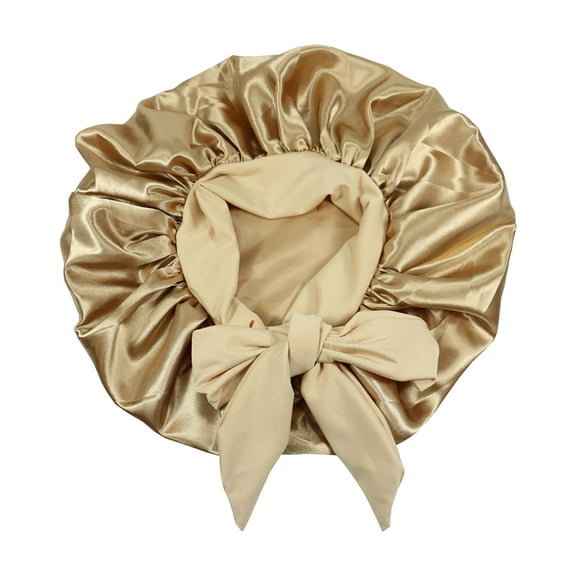 Satin Bonnet Silk Bonnet for Sleeping Women Hair Bonnet Night Sleep Cap Scarf Wrap for Curly Hair with Tie Band
