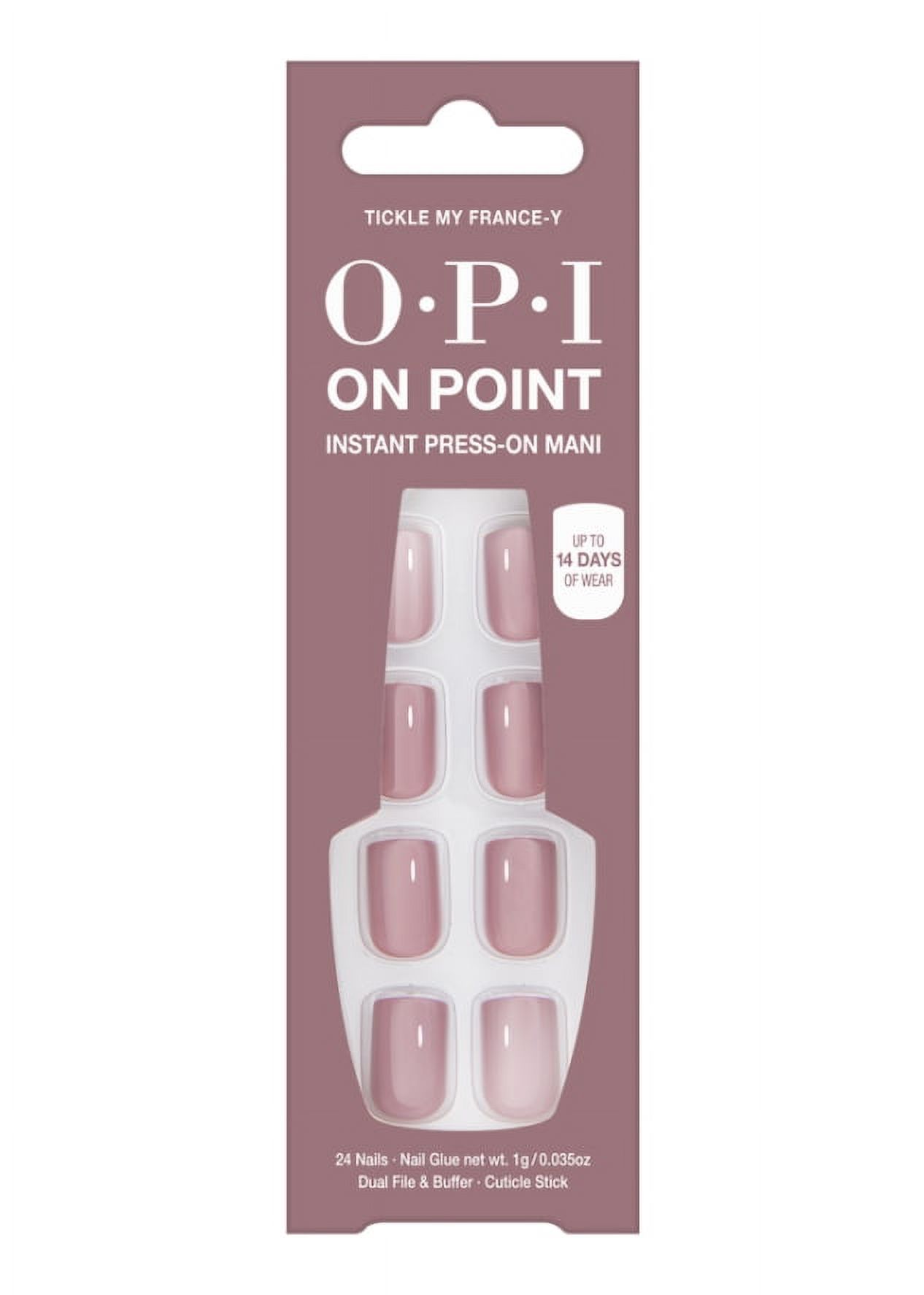 OPI On Point Press On Nails, Tickle My France-y photo 1