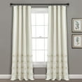 thumbnail image 1 of Paneles de cortina de ventana de algodón teñido con hilo de rayas vintage Neutral 40X84 ??Set Lush Decor 16T004537, 1 of 2
