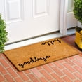 thumbnail image 2 of Calloway Mills 108343048 Hello Goodbye Doormat, 30 x 48 in., 2 of 4