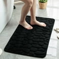 thumbnail image 1 of Super Water Absorbent Memory Foam Bath Mat Cobblestone Bathroom Rugs Machine Washable Bath Rugs 16 x 24 inch, 1 of 9