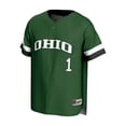 thumbnail image 2 of Youth GameDay Greats #1 Green Ohio Bobcats Lightweight Collegiate Baseball Fashion Jersey, 2 of 4