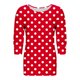 thumbnail image 3 of Neewe 3/4 Length Sleeve for Womens Polk Dot Tops Casual Crewneck Pullover Tunics Summer Comfy Blouses Fashion 2026, 3 of 7
