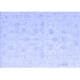 thumbnail image 1 of Ahgly Company Machine Washable Indoor Rectangle Oriental Blue Traditional Area Rugs, 2' x 4', 1 of 4
