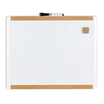 U Brands PINIT Magnetic Dry Erase Board, 20 x 16 Inches, White Plastic Frame