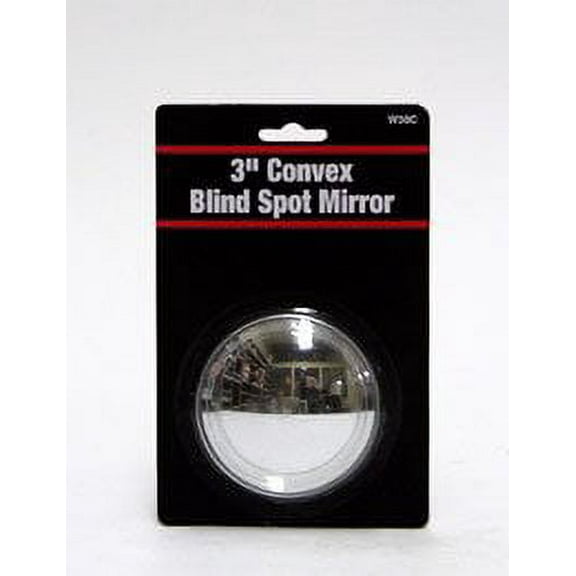 Wilmar W30C Stick-On Blind Spot Mirror, 3"