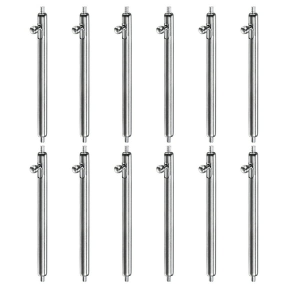 12pcs 23mm Quick Release Spring Bar 1.8mm Diameter Stainless Steel Watch Pins