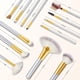thumbnail image 3 of Brochas De Maquillaje, Heytea Juego De Brochas De Maquillaje Cosmético Premium De 24 Piezas Para Base De Mezcla, Rubor, Corrector, Sombra De Ojos, Cerdas De Fibra Sintética Sin Cru, 3 of 5