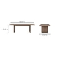 thumbnail image 5 of Moe's Home Collection Round Off Dining Table Wood Brown, 5 of 6